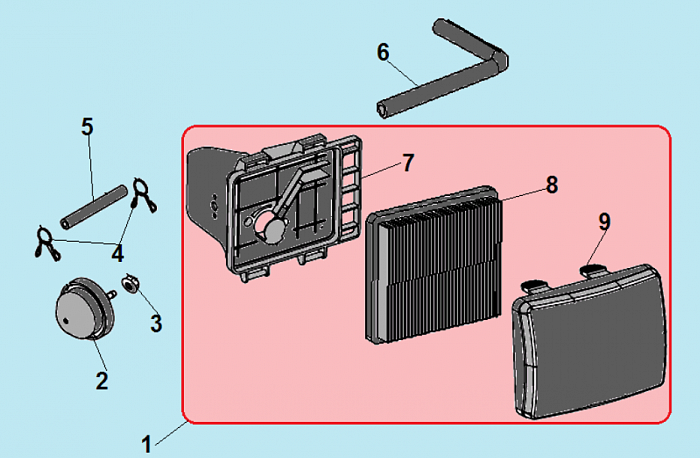 11 ВОЗДУШНЫЙ ФИЛЬТР Газонокосилка CHAMPION LMH5629