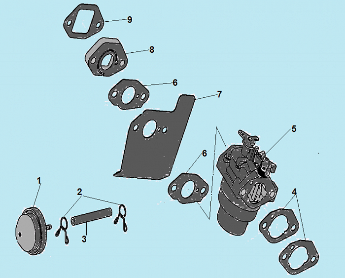 11 КАРБЮРАТОР Газонокосилка CHAMPION LMH5640