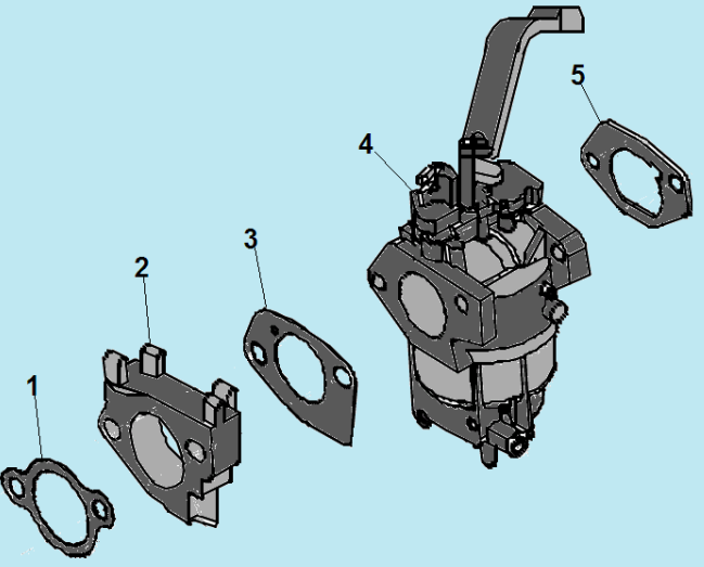 7 ДЕТАЛИ ДВИГАТЕЛЯ - БЛОК - СВЕЧА - ГОЛОВКА - КЛАПАНА - ПРОКЛАДКИ ГЕНЕРАТОР CHAMPION GG6501E+ATS