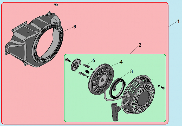 14 СТАРТЕР КУЛЬТИВАТОР CHAMPION ВС7713