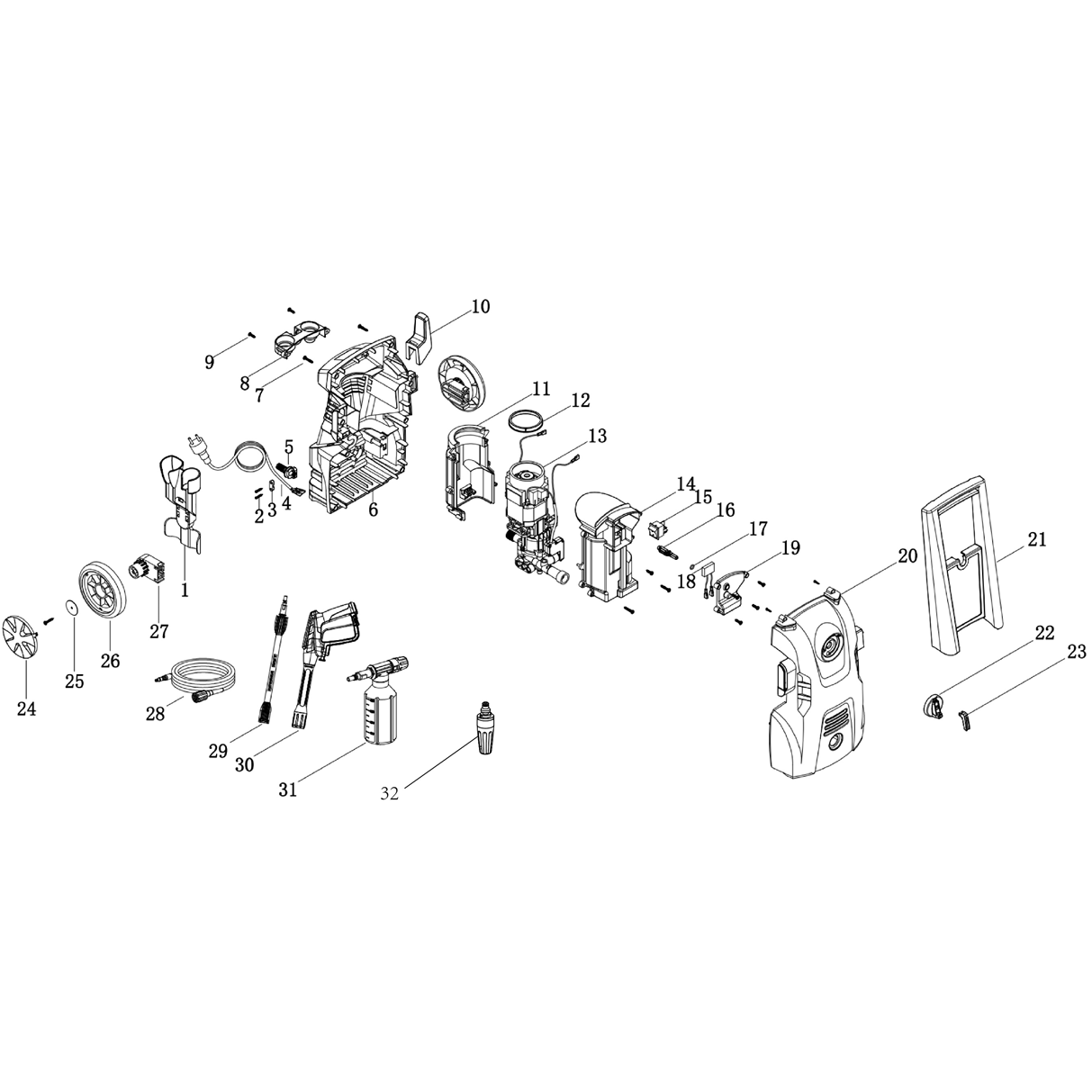 Мойка высокого давления HPW-140