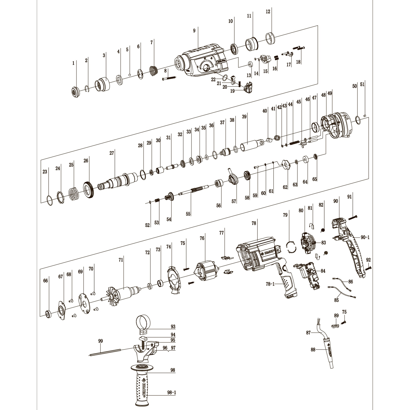 Перфоратор SDS-plus ЗП-24-750 К