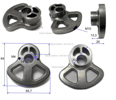 Коленвал ALD-24/50-007 КПБ 500/50М-В