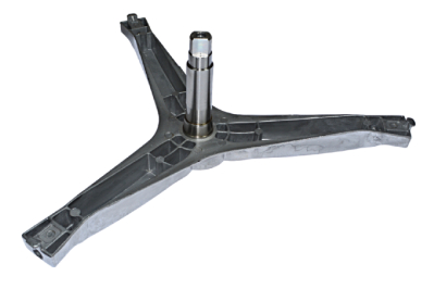 Крестовина барабана стиральной машины Samsung DC97-15184A, длина вала 12,7 см, длина лучей 24,5 см, крепление под болт